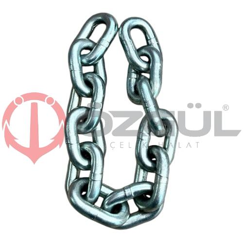 16 mm Kalibre Zincir DIN 766